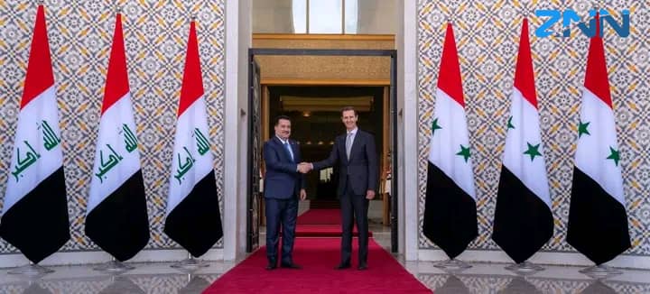 رئيس الوزراء العراقي محمد شياع السوداني في ضيافة الأسد