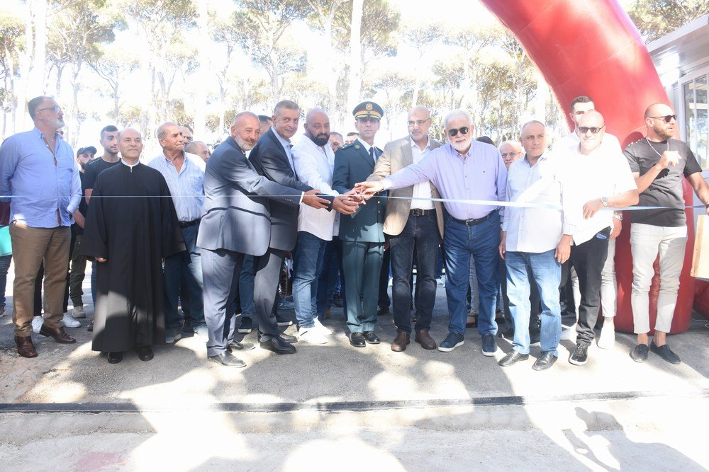 حفل افتتاح مميز لمنتجع AYCHIYE PINES VILLAGE في العيشية الريحان برعاية قائد الجيش