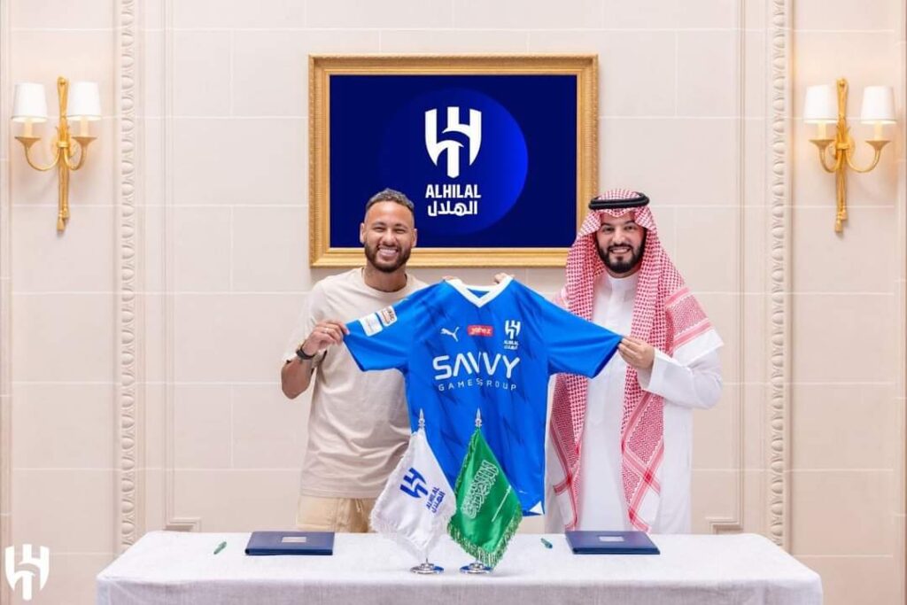 نيمار: “أنا هنا في السعودية، أنا هلالي”.