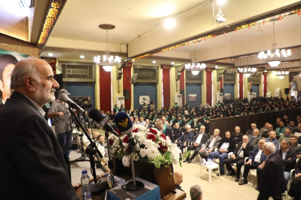 لبنان | حايك خلال الحفل التأبيني للشهيد داوود : الملحمة البطولية في غزة ستغيّر وجه العالم
