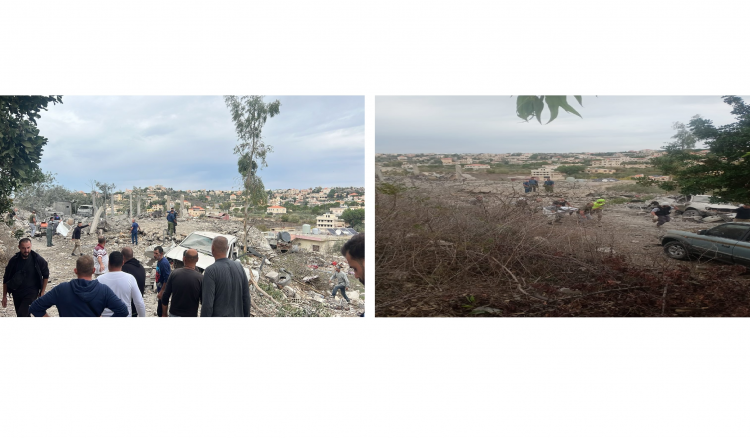شهيدان وعدد من الجرحى في غارة معادية على منزل في عيناثا