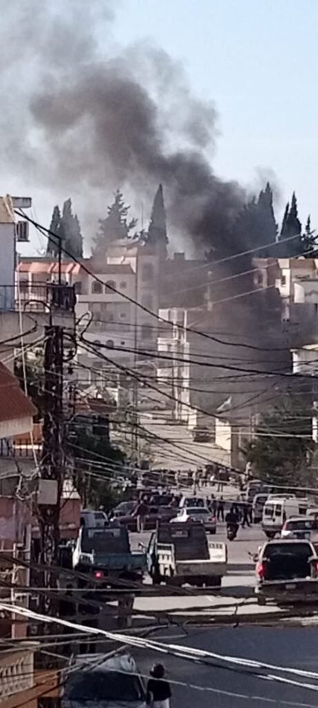 بالفيديو والصور : إنفجار في بلدة جنوبية.