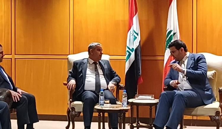 وزير الزراعة العراقية في بيروت لتوقيع مذكرة بين لبنان والعراق في السرايا الحكومية