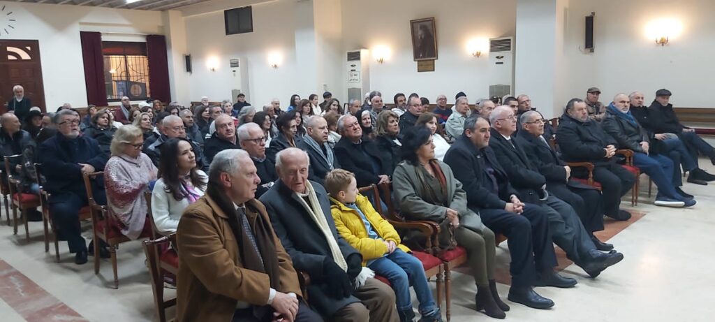 محاضرة في مغدوشة بعنوان “بين العلم والدين في القرن 21 ” قدمها الدكتور كلود حايك