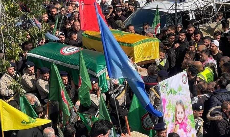 مجدل زون تودع الشهيدتين خديجة سلمان والطفلة أمل الدّر