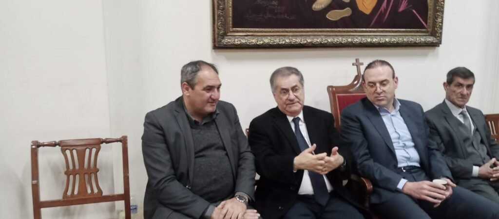 مأتم حاشد في مغدوشة لوالدة النائب ميشال موسى
