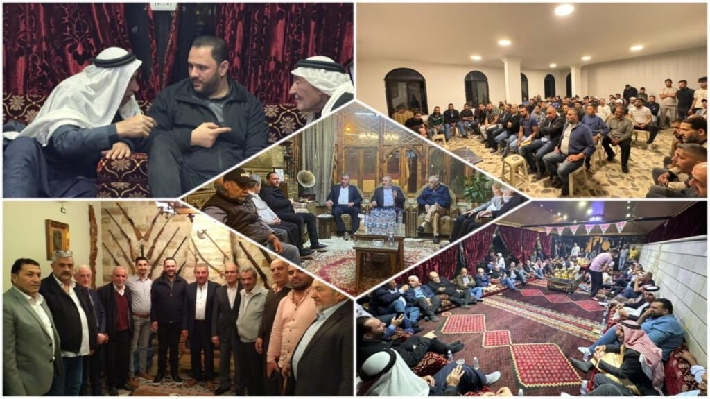 جولة في البقاع الغربي لـ الأمين العام لحزب البعث العربي الإشتراكي علي حجازي