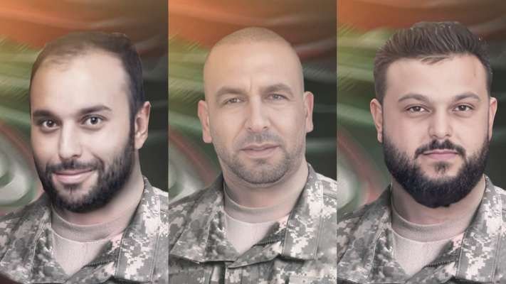 حركة أمل تزف 3 شهداء دفاعا عن لبنان والجنوب
