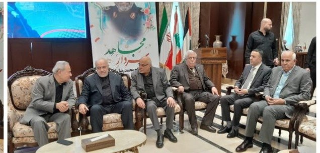 معزون في السفارة الايرانية بشهداء العدوان الاسرائيلي على القنصلية في دمشق