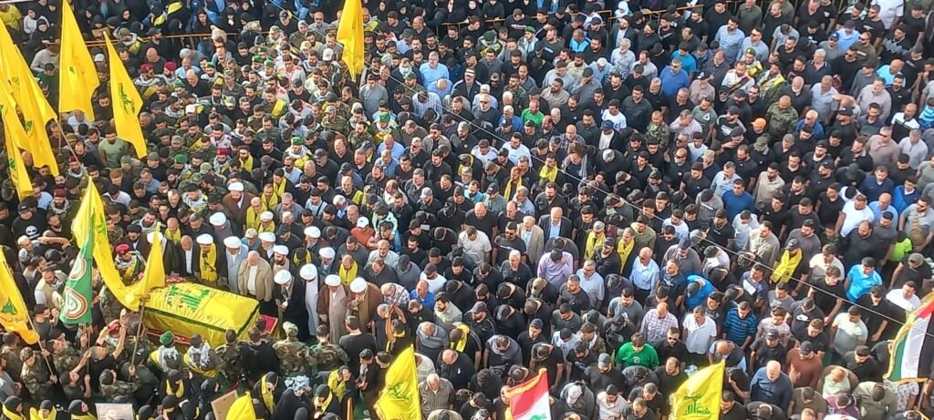 حزب الله يُشيّع الشّهيد محمد خليل عطية (ساجد) في بلدة الصرفند