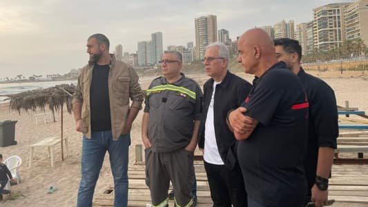 خطّار تفقّد عمليات البحث عن المفقودين قبالة شاطئ الرملة البيضاء