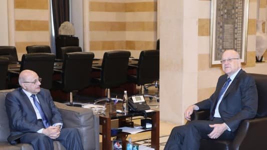 ميقاتي بحث والأمين العام للمجلس الأعلى اللبناني-السوري في الأوضاع