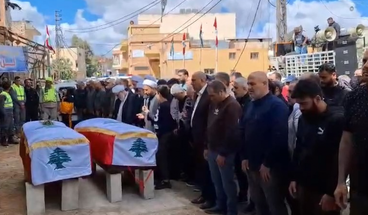 ميس الجبل شيعت الشهيدة ماي عمار ونجلها الشهيد محمد حنيكة