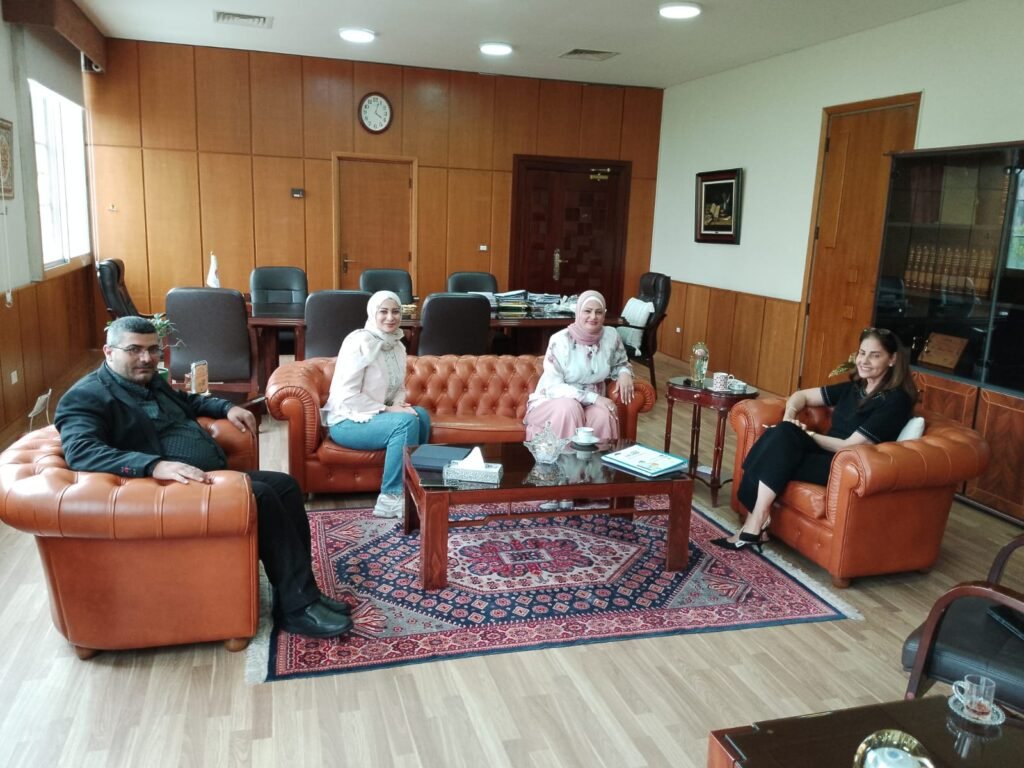 إجتماع تنسيقي لإدارة منصة هدف مع الدكتورة هنادي بري.