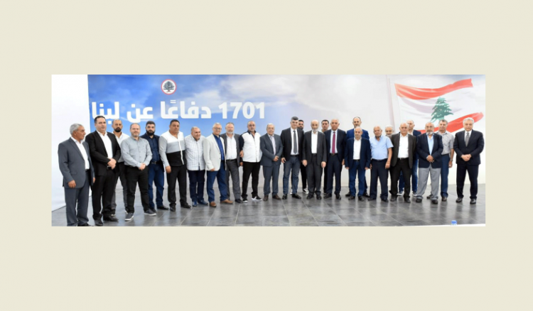 جعجع التقى وفدا من بلدات رميش ودبل وعين ابل والقوزح