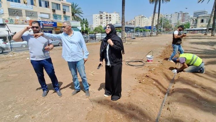 بديع واكب مشروع تأهيل ساحة الشهداء في مدينة صيدا في الذكرى ال 42 للاجتياح الإسرائيلي
