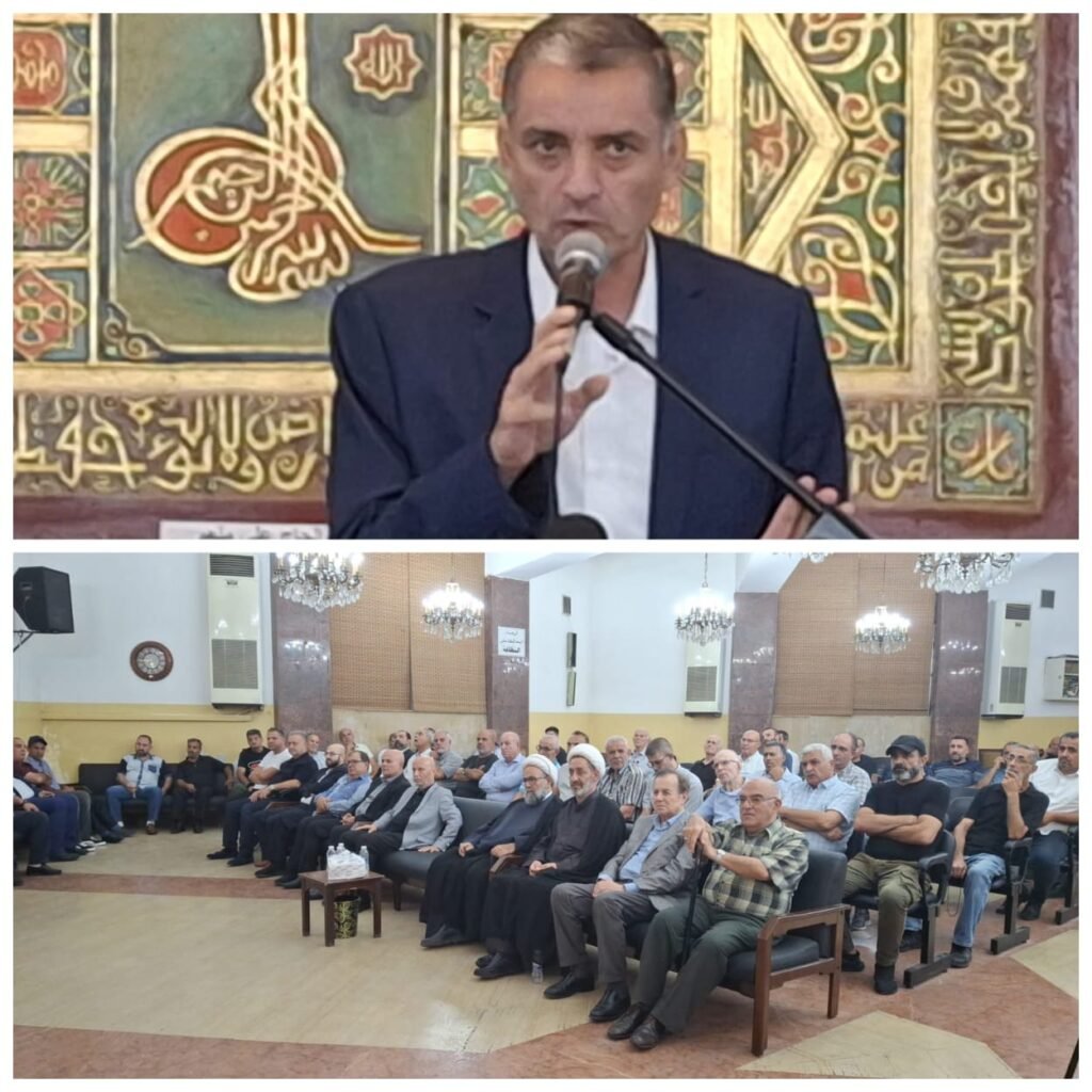 الفوعاني من بيروت:العدو إلى تفكك وانهزام، والنصر صبر ساعة