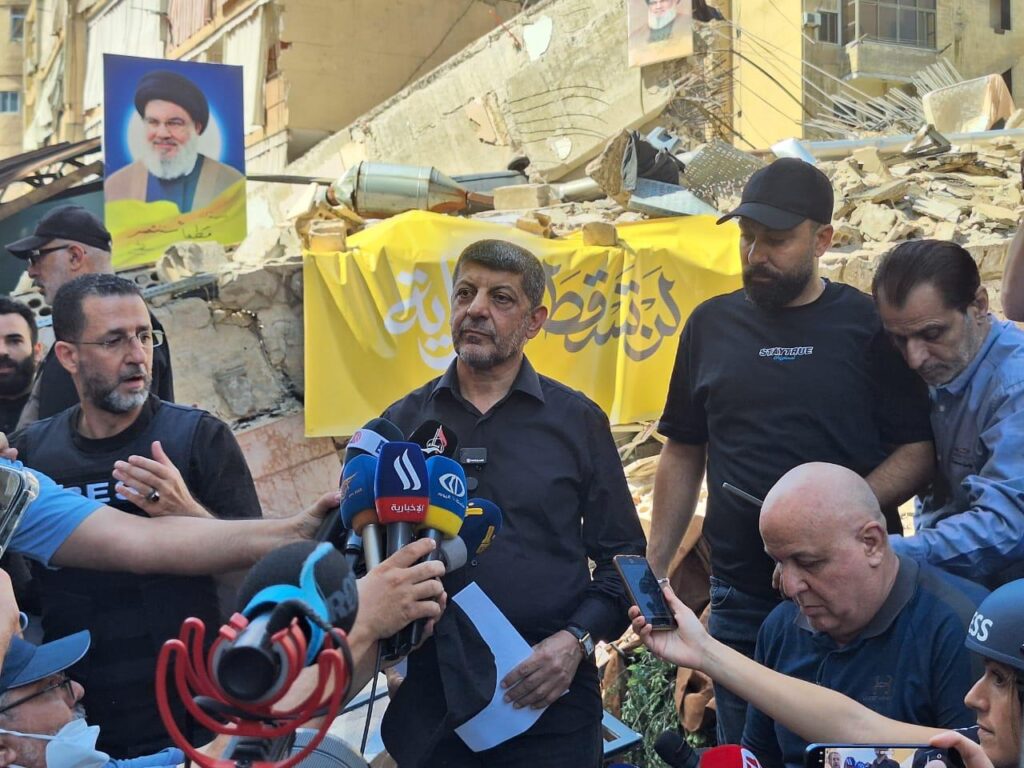 جولة إعلامية في الضاحية الجنوبية.