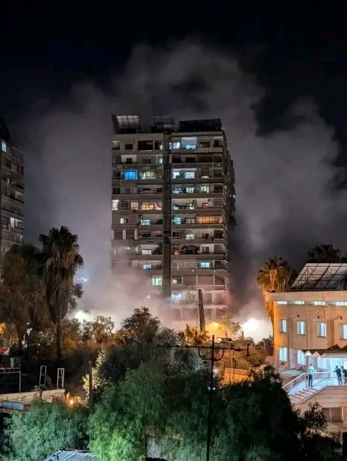 استشهاد 7 مدنيين بينهم أطفال ونساء في العدوان الاسرائيلي على دمشق