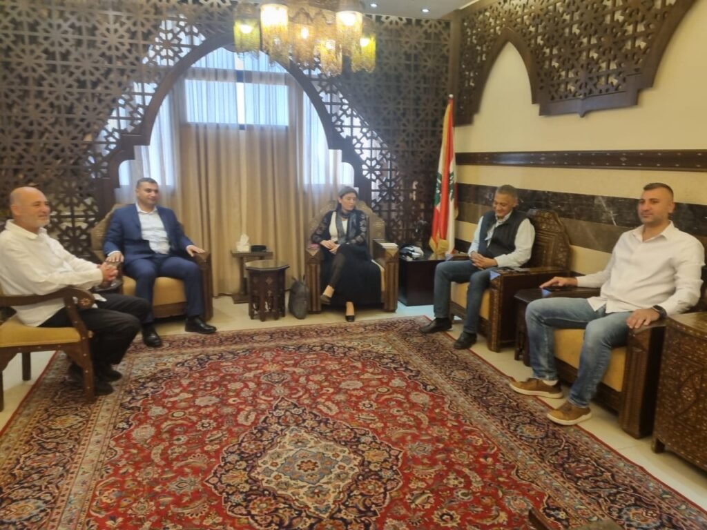 الترك استقبلت العميد حرب وبديع وتابعت مستجدات الطوارئ في محافظتي الجنوب والنبطية