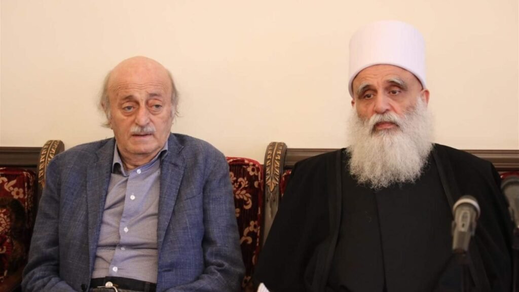 جنبلاط وشيخ العقل إلى دمشق