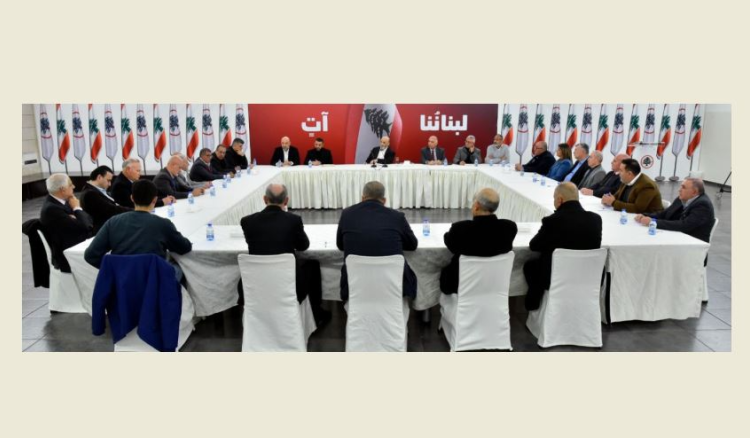 رؤساء بلديات حدودية من معراب: نرفض استلام اي تعويضات ومساعدات إلا من الدولة اللبنانية