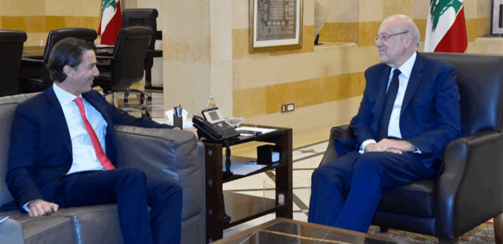 عاجل ـ ”ميقاتي“ يستقبل ”هوكشتاين “!