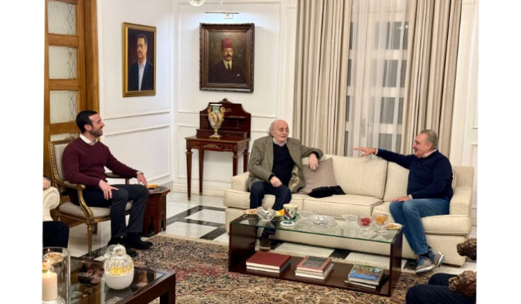 جنبلاط زار ارسلان في خلدة