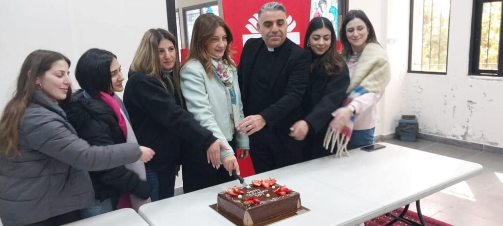 سيرين عازار تزور مدرسة “بين جورجيت وحنا رومانوس” في لبعا وتعايد المعلمين