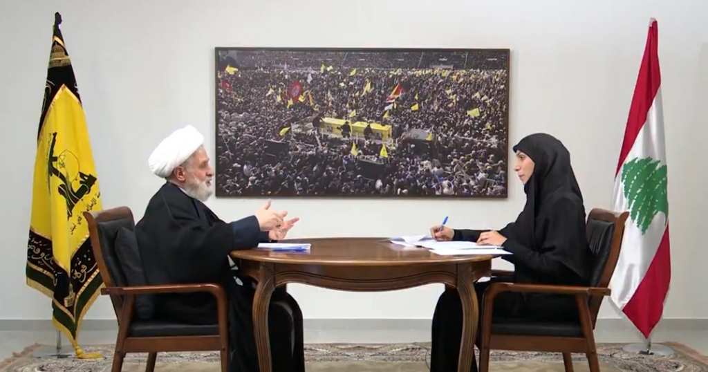 منار صباغ تكشف كواليس الحوار مع الشيخ نعيم قاسم