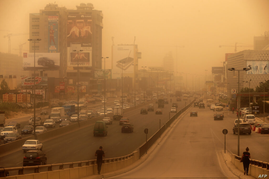 عاصفة رملية قوية تضرب لبنان… والجنوب في قلبها بنسبة 100%!