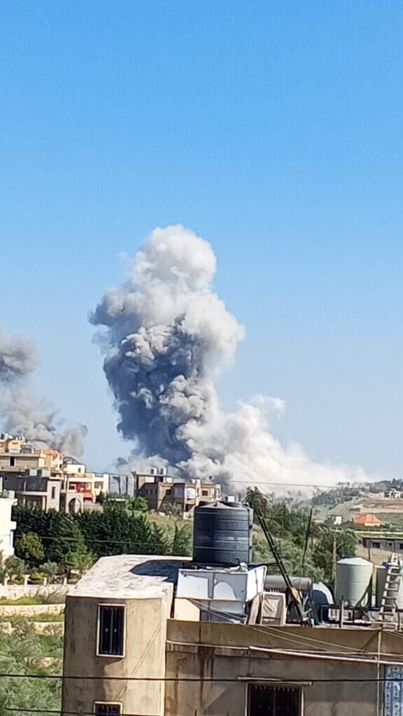 فيديو : غارات عنيفة على أرنون تهز المنطقة: دوي الانفجارات يُسمع في صيدا