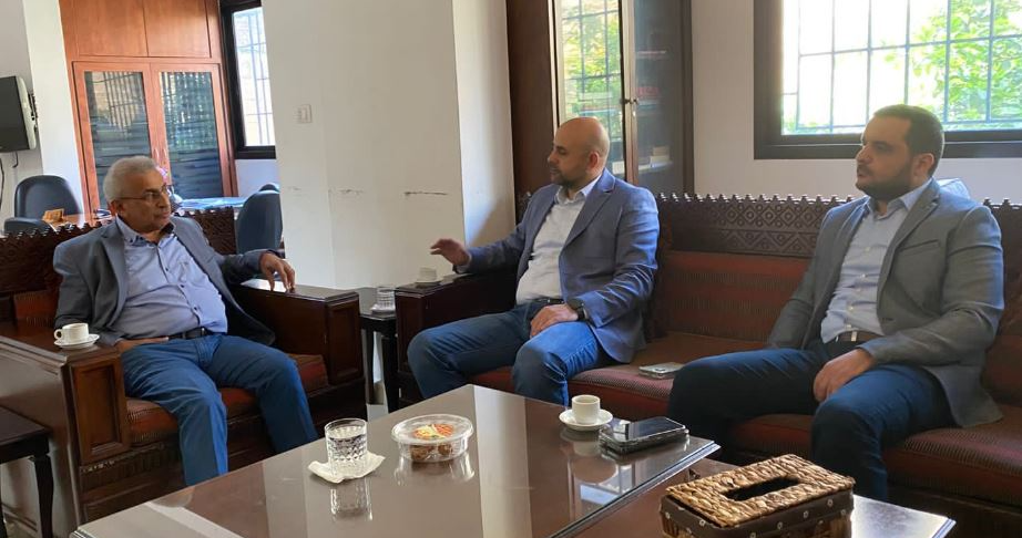 سعد تداول الاوضاع مع رئيس فرع المعلومات في الجنوب المقدم عبد النبي زبيب
