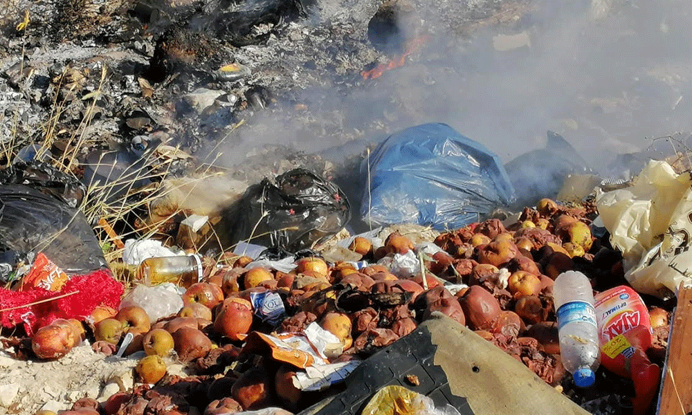 نفايات النبطية ”تغزو“ أوتوستراد كفرمان ــ مرجعيون!