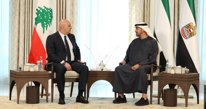قمة لبنانية – اماراتية في ابو ظبي الرئيس عون: الدولة بدأت تستعيد حضورها وقدرتها وسيادتها