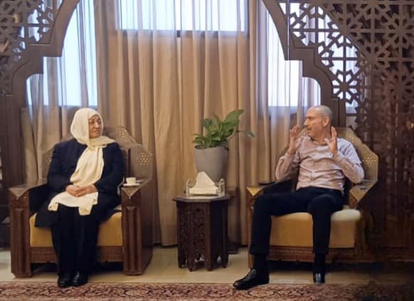 بهية الحريري التقت المحافظ منصور ضو