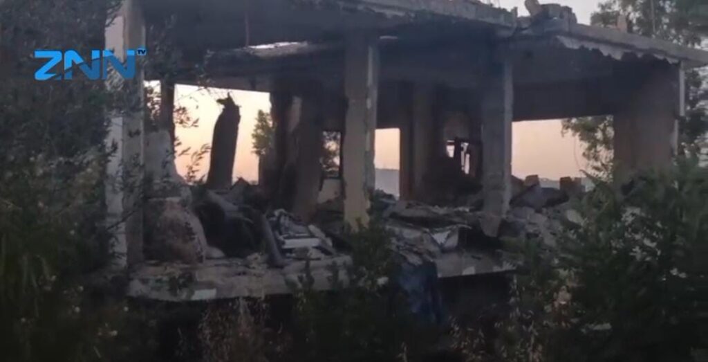 بالفيديو – قصف مدفعي معادٍ يستهدف منزلًا في عيتا الشعب