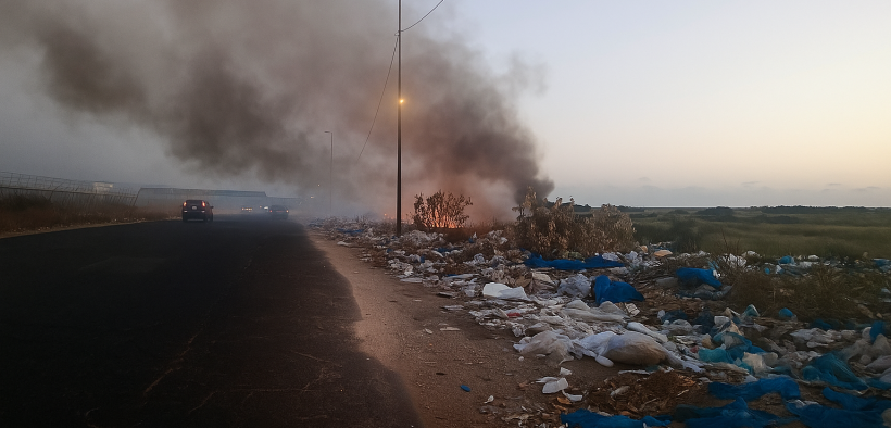 “الشبح” الذي يحرق نفايات صيدا؟