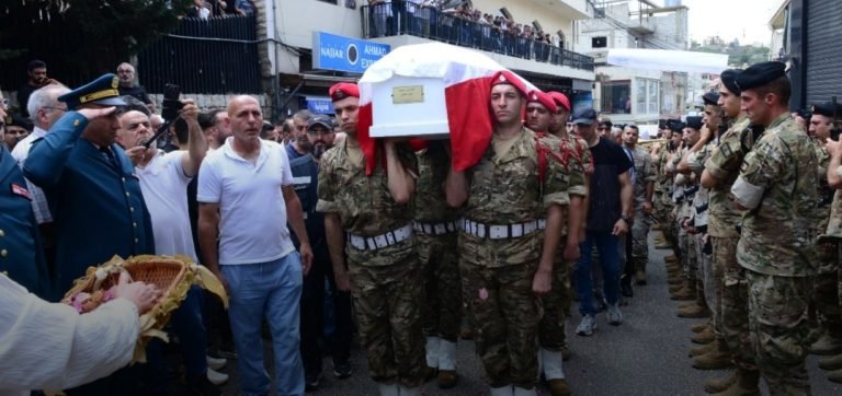 الجيش وإقليم الخروب ودعا الشهيد النقيب محمد اسماعيل