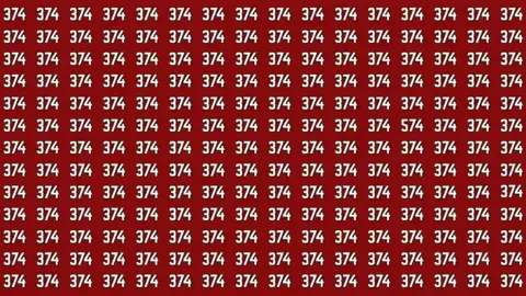 بالصّورة ـ ٳختبار بصري.. هل يمكنك ٳكتشاف الرقم المختلف خلال 7 ثوانٍ؟