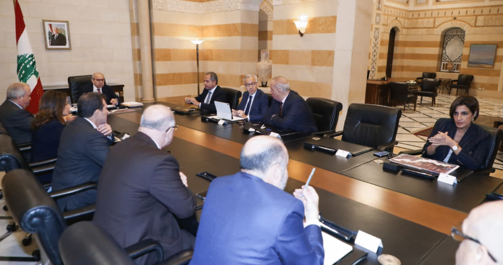اللجنة الوزارية لإعادة الإعمار والتعافي اجتمعت في السرايا برئاسة سلام