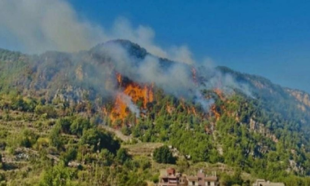 بعد أسابيع على إخماده.. حريق دبعل يعاود الإشتعال