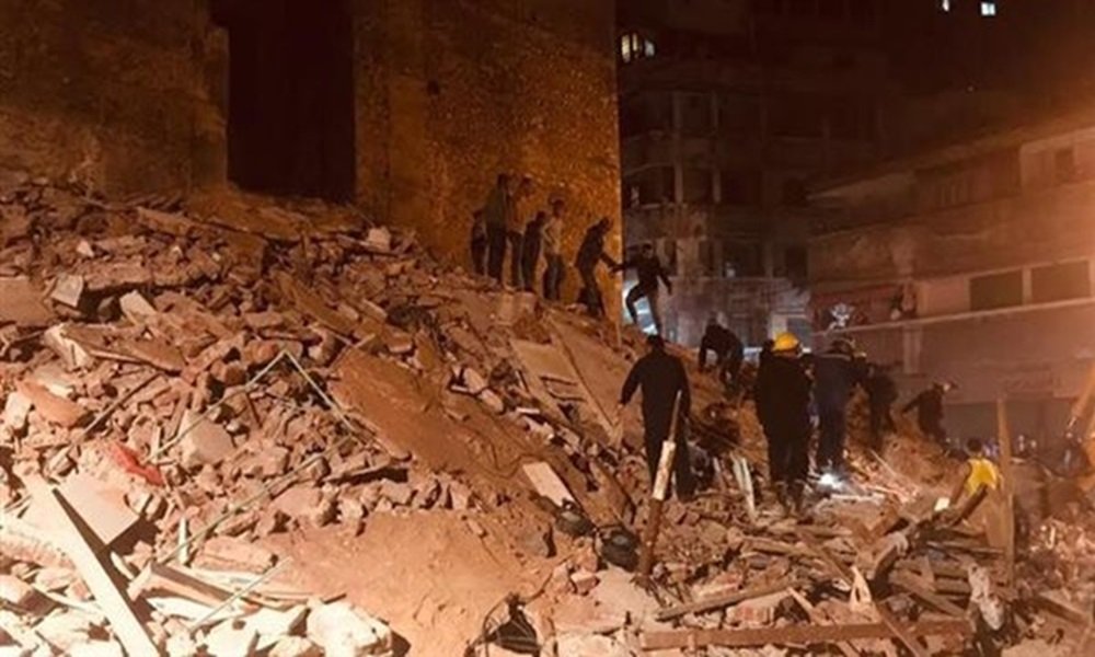 ٳنفجار داخل مبنى سكني في مصر!
