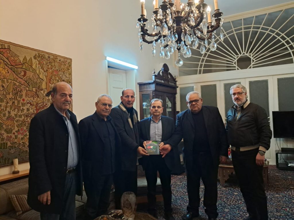 الجبهة الديمقراطية تلتقي النائب البزري وتبحث معه الأوضاع الفلسطينية وقضايا اللاجئين.