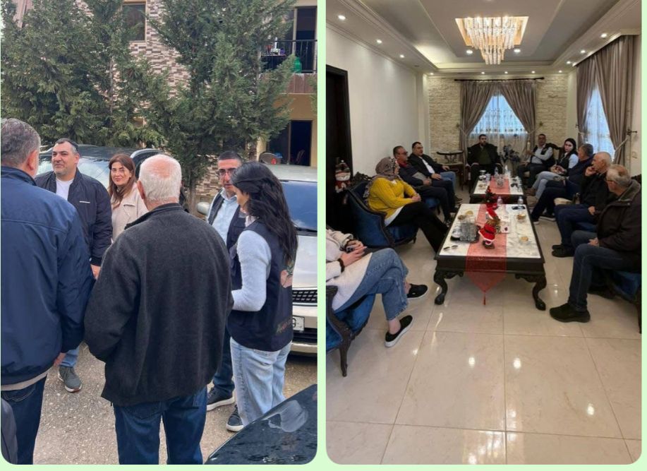 بمشاركة الوزير حجار.. وفد “جمعية الأرض صحراء” يتفقد ” مركز الإيواء التابع للمهندس سيروب كيزيريان في بلدة المجيدل “