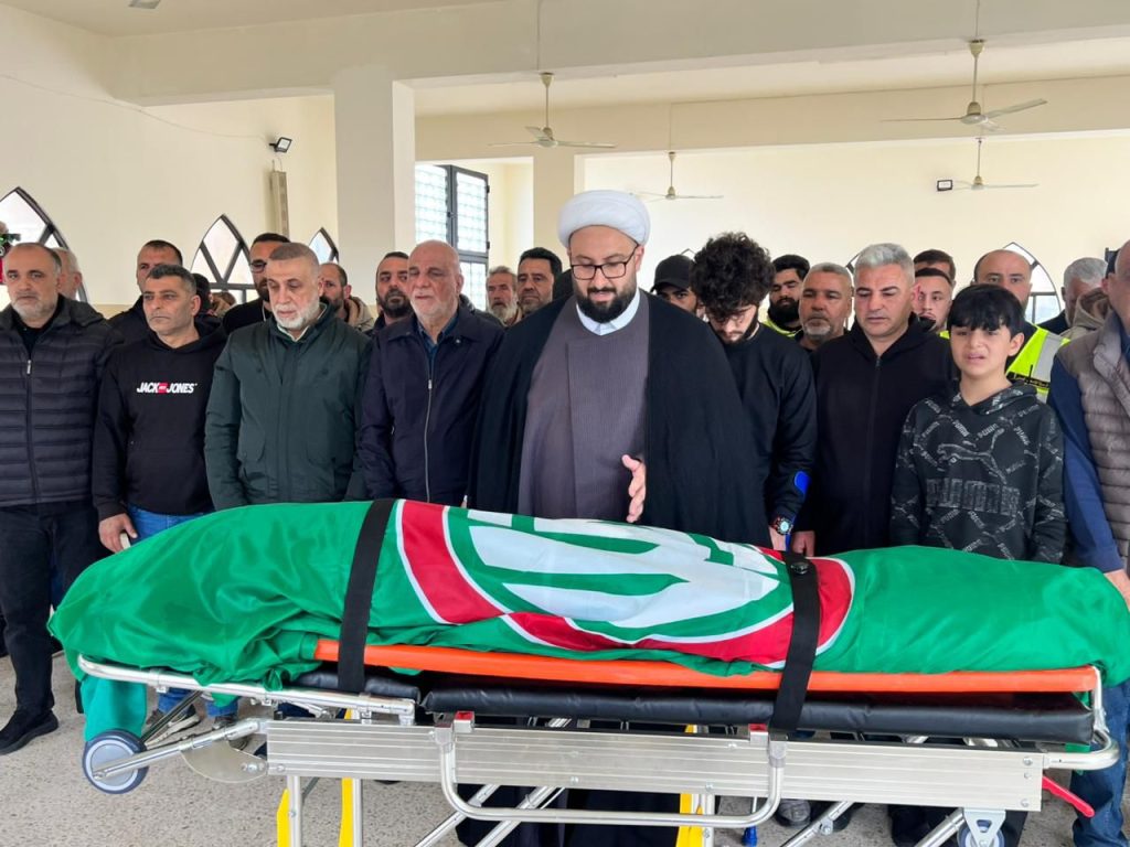 تشييع الشهيد القائد المسعف خليل ابراهيم مهنا في صور كوديعة