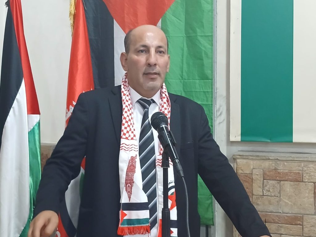 في المؤتمر الرابع لقطاع الشباب بـ”الديمقراطية”.. يوسف أحمد يطلق خارطة طريق فلسطينية