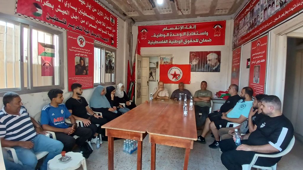 قطاع العمال للجبهة الديمقراطية يطلق نداء عاجل من المخيمات والتجمعات الفلسطينية في صور للانروا