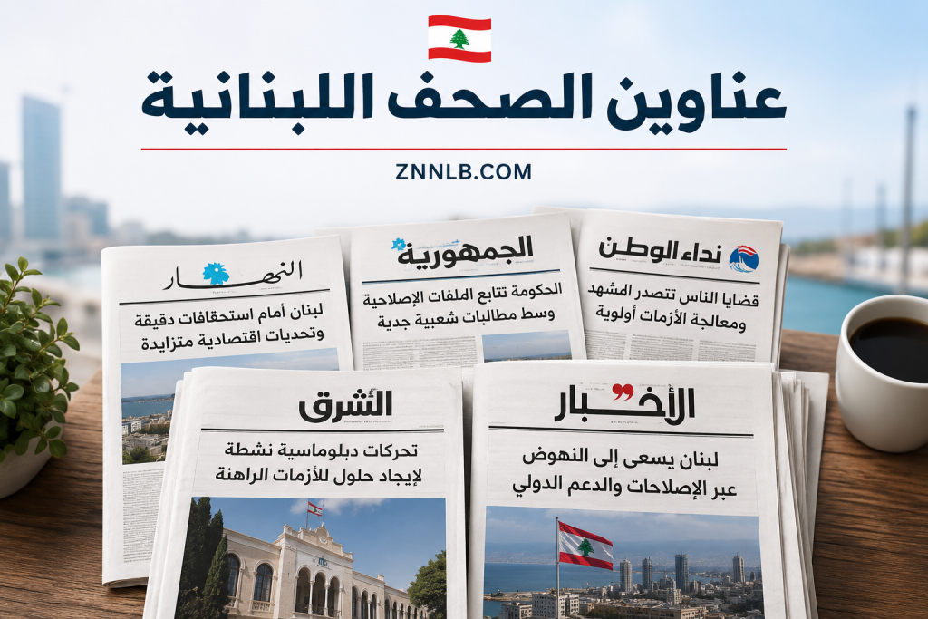 عناوين الصّحف الصادرة لـ يوم الأحد 07 – 06 – 2026!