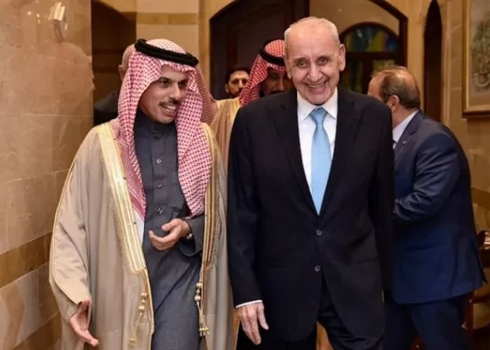 ماذا أبلغ بن فرحان برّي؟